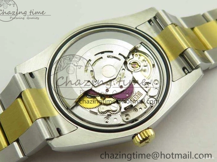 116234 36mm Oyster DJF YG Datejust Edition 1:1 Bracelet V2 Dial On SA3135 Fluted SS White Best Com 1129